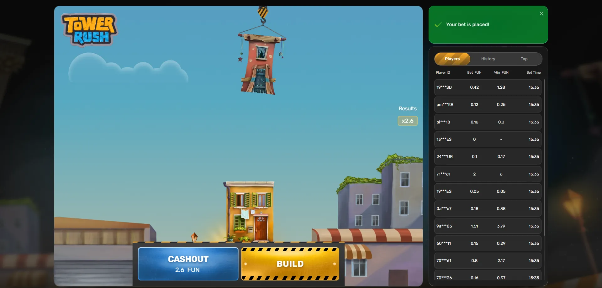 لعبة tower rush 1xbet — لعبة البناء والبرج الإلكترونية