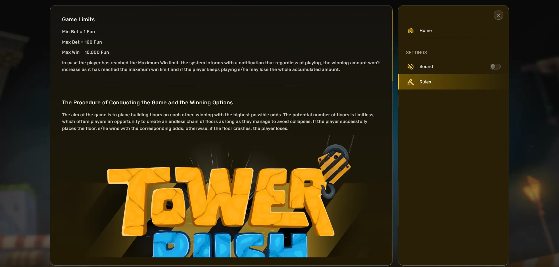 مكافآت وعروض 1xBet الحصرية للاعبي tower rush
